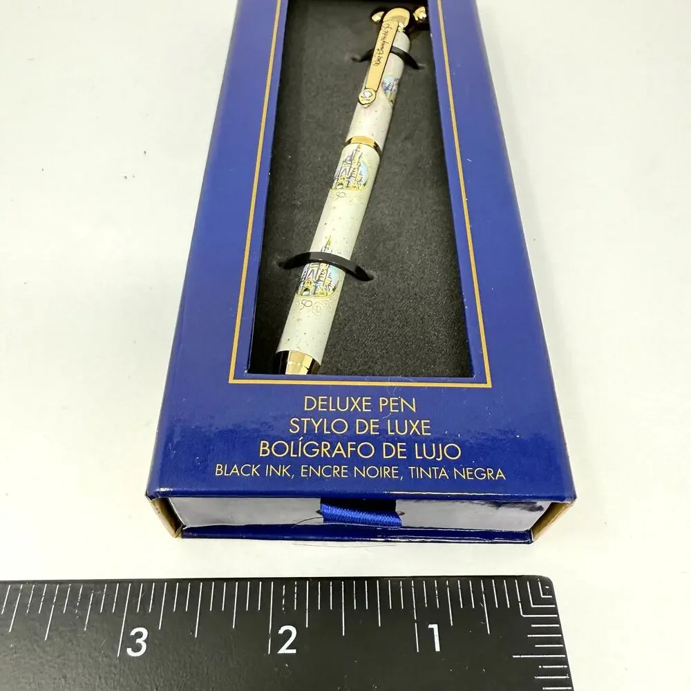 Walt Disney World 50TH Anniversary Mickey Ears Deluxe Pen Collect Castle NEW